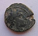 Ancient Greek Bronze Coin(Obverse & Side 
shots)